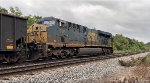 CSX 766 is DPU for the coal train.